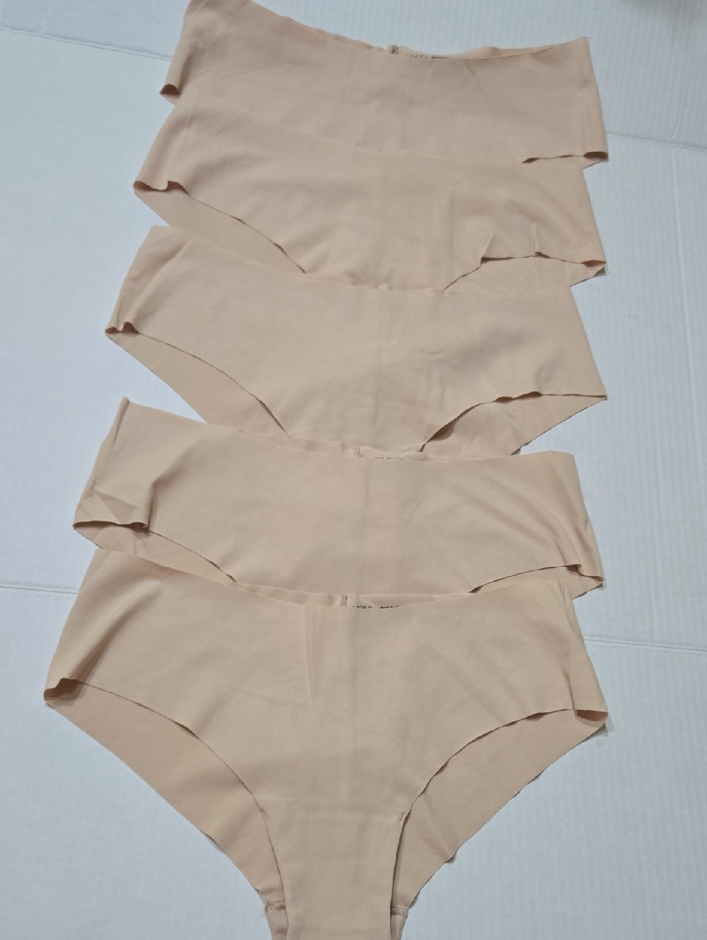 Seamless Nude High-Waist Briefs - 5 Pack New Victoria Secret Invisible